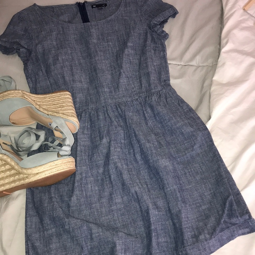 Linen babydoll dress
